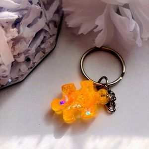 Puzzle piece keychain